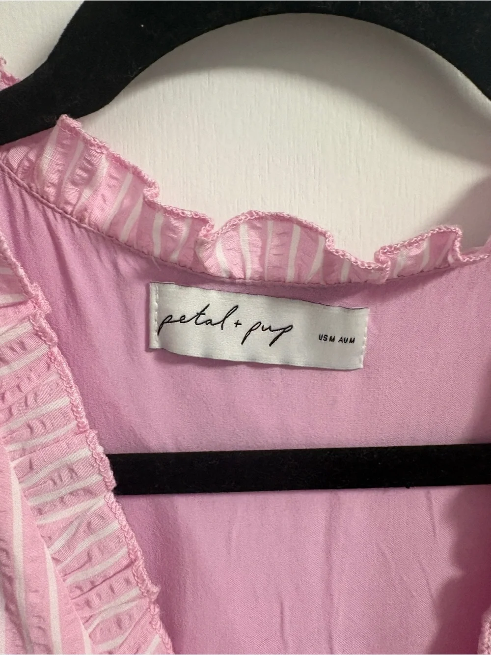 Petal & Pup Light Pink Ruffle-Trim Maxi Dress - Picture 2 of 3